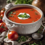 Sopa de Tomate Casera