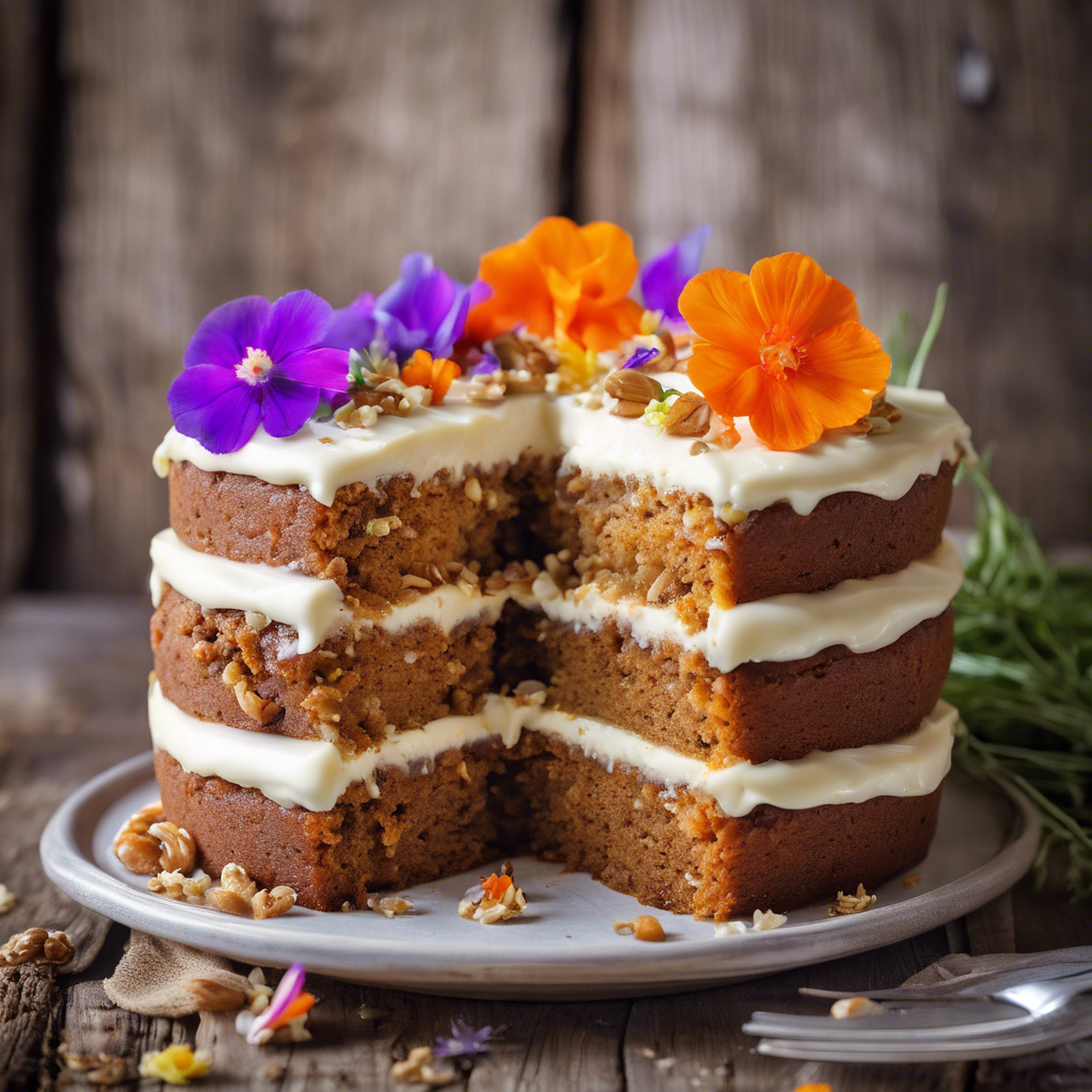 Pastel de Zanahoria Sin Gluten