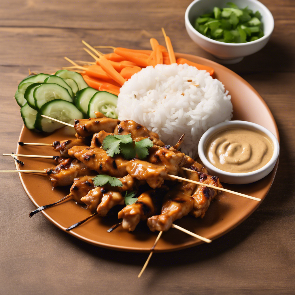 Satay de Pollo