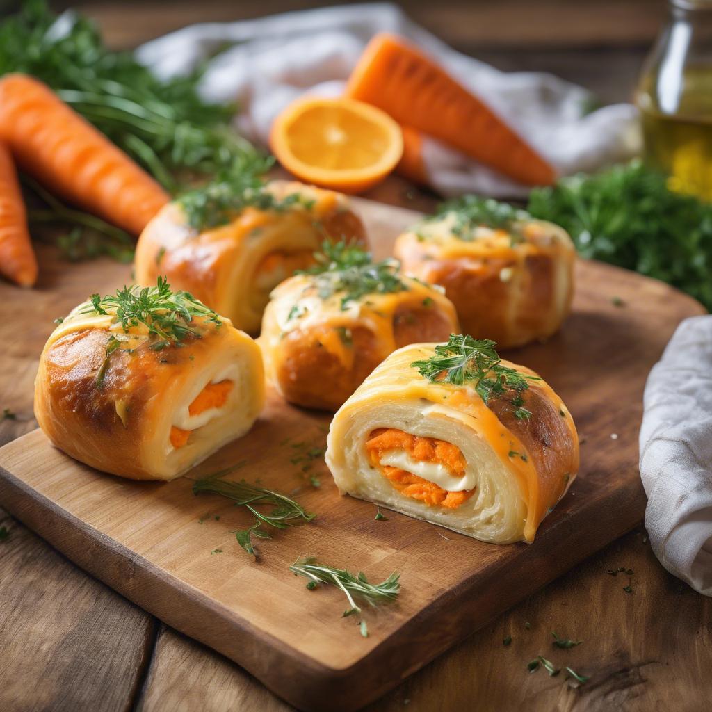 Rollitos de Zanahoria y Queso