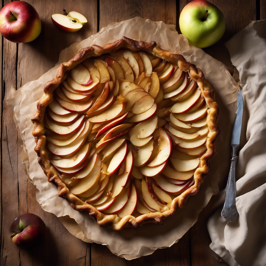 Tarta de Manzana Sin Base