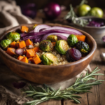 Bowl de Quinoa y Verduras Asadas