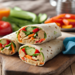 Wrap de Hummus y Vegetales