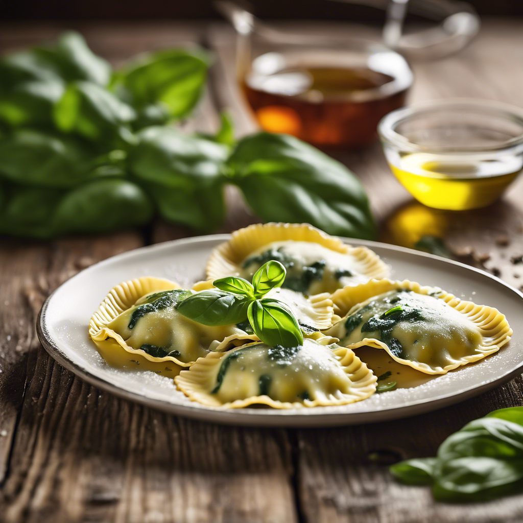 Ravioles de Espinaca y Ricotta