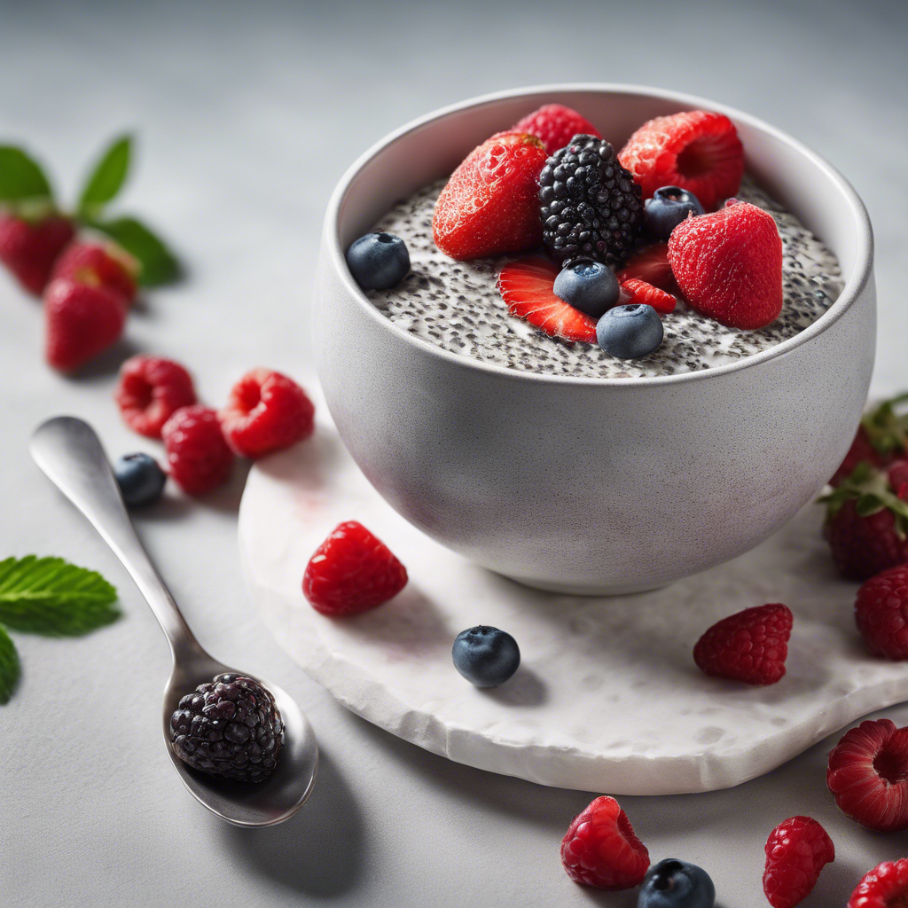 Desayuno de Chia y Frutos Rojos