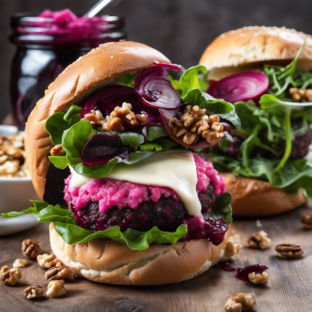 Hamburguesa de Remolacha y Nueces