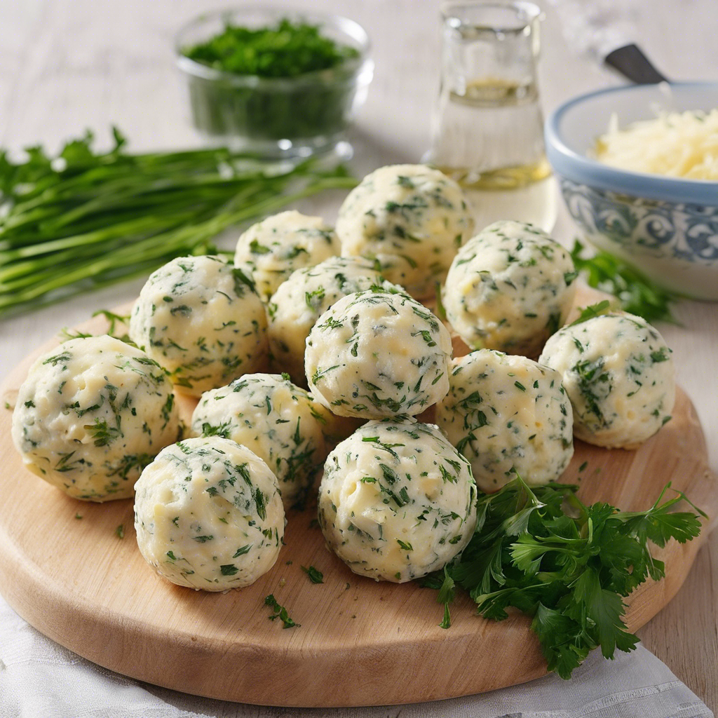 Bolitas de Queso y Hierbas