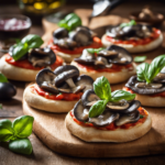 Mini Pizzetas de Portobello