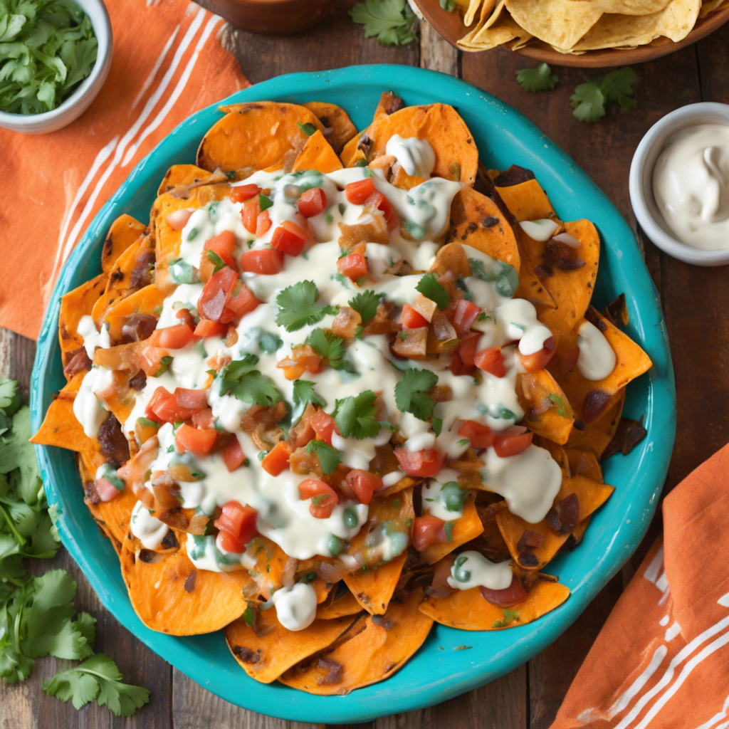 Nachos de Camote al Horno