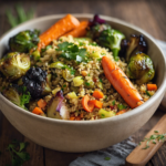 Bowl de Bulgur con Verduras Asadas