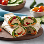 Wrap de Hummus y Vegetales