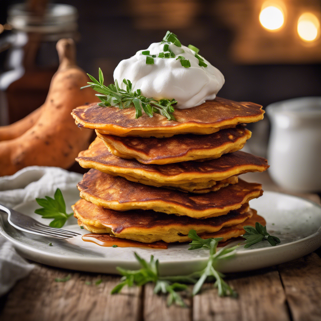 Panqueques de Papa Dulce