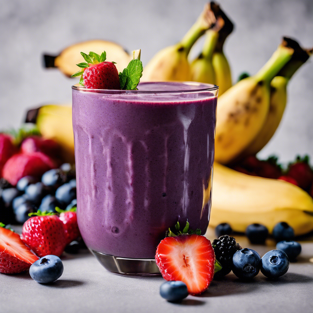 Batido de Açaí con Frutas