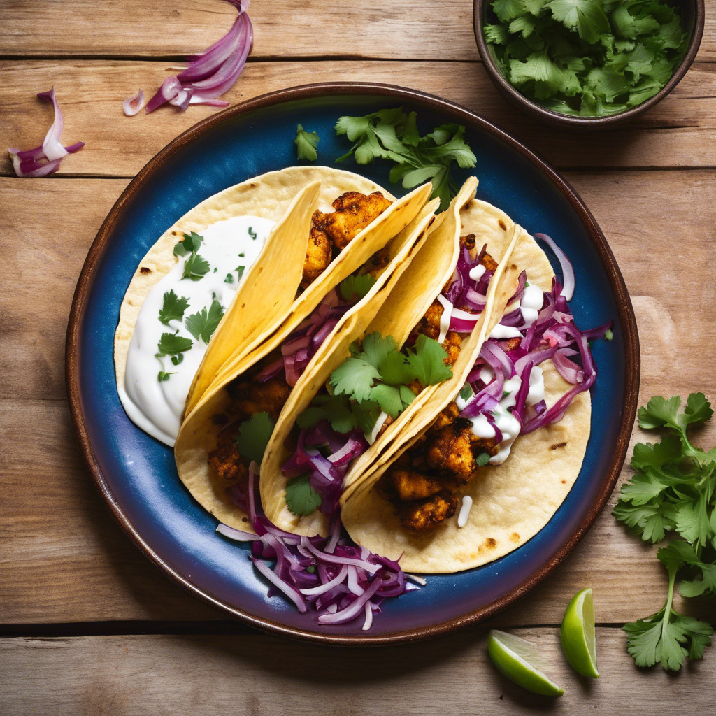 Tacos de Coliflor al Curry