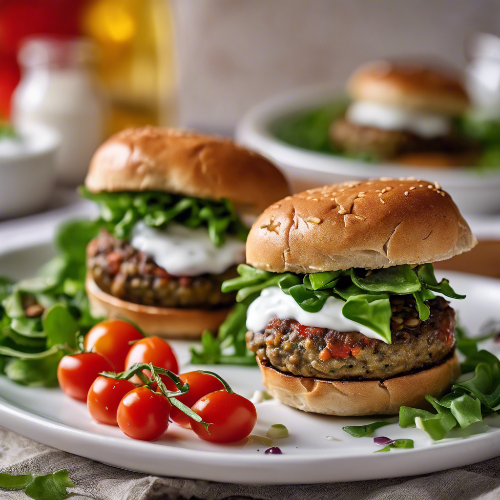 Mini Hamburguesas de Lentejas