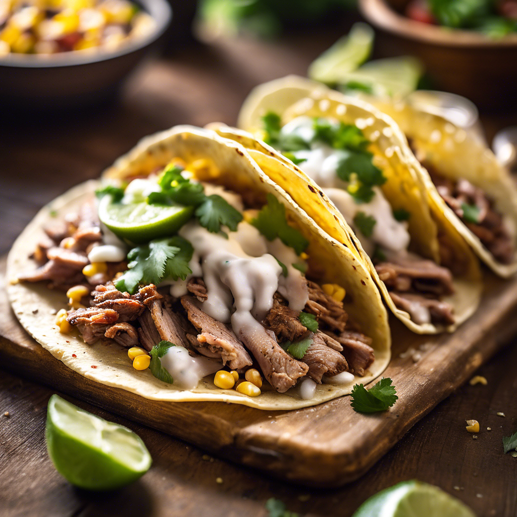 Tacos de Carnitas de Cerdo