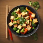 Salteado de Tofu y Vegetales