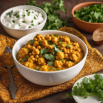 Curry de Coliflor con Garbanzos