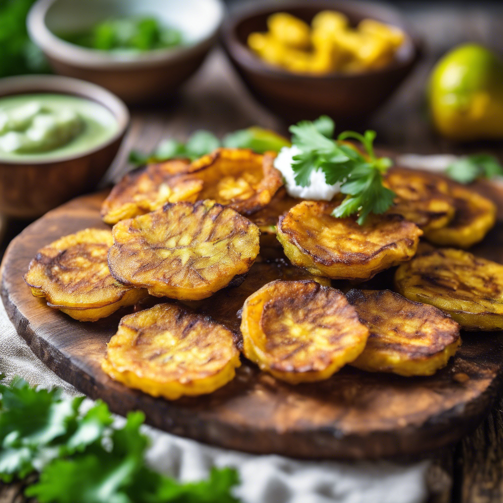 Tostones de Plátano Verde