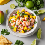 Ceviche de Mango y Camarón